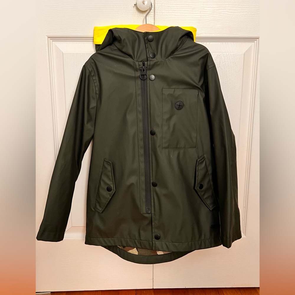 Water repellent rubberized parka, excellent condition